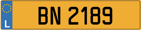 Truck License Plate